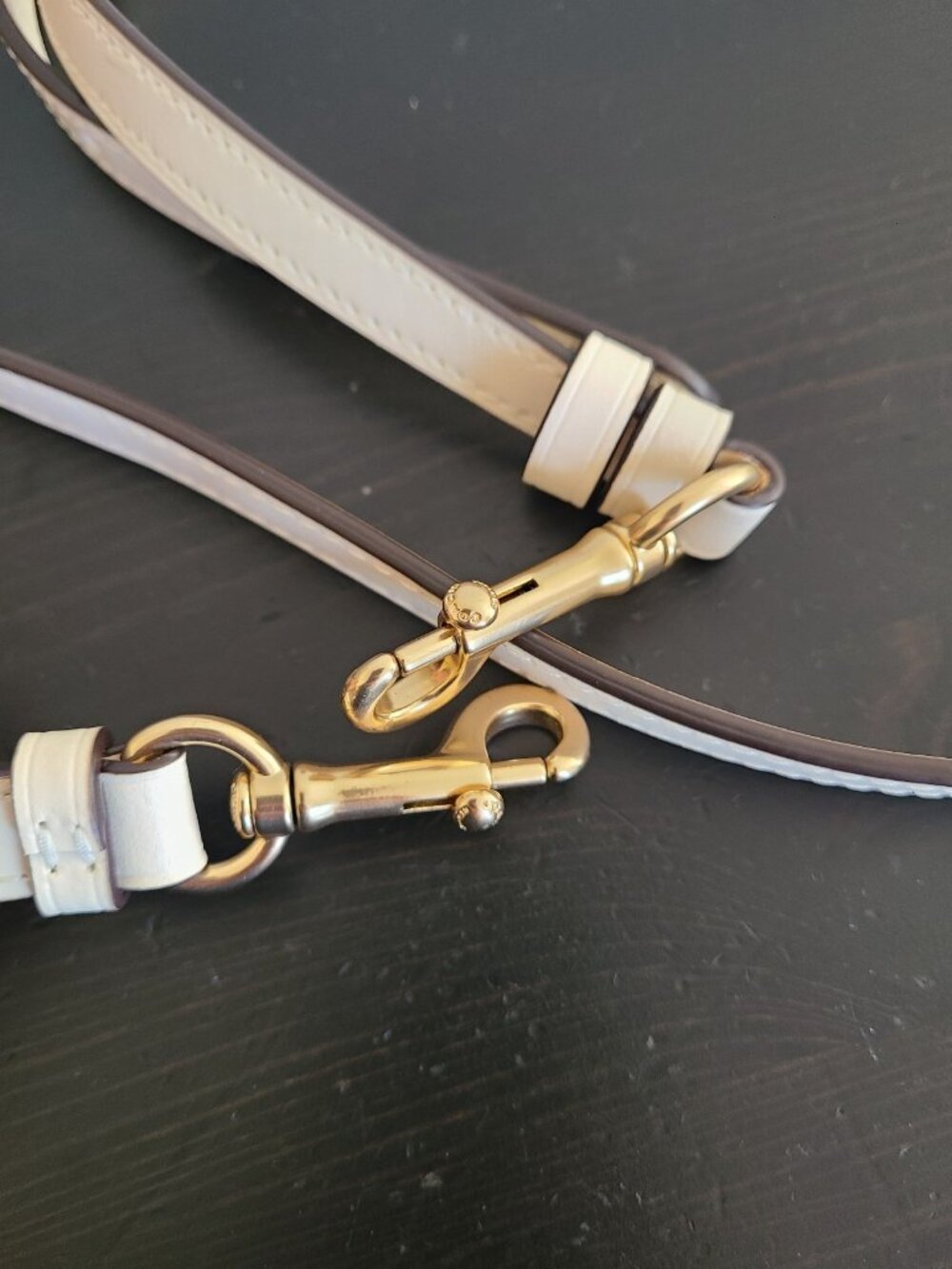 NWOT Coach Off White Leather Replacement Strap - Picture 3 of 7